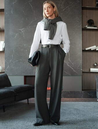 Брюки-палаццо на резинке Vilatte