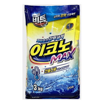 Порошок для стирки концентрированный Beat Econo Max, 3 кг Lion