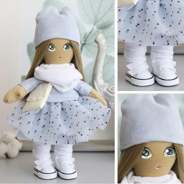 Набор для шитья Мягкая кукла Одри, 21х0,5х29,7 см  Арт Узор