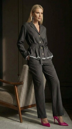 Брюки из итальянской шерсти Nastya Sergeeva by May Be