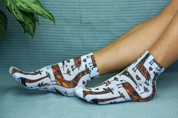 Носки укороченные Серия Африка. Жирафы Cotton Print 