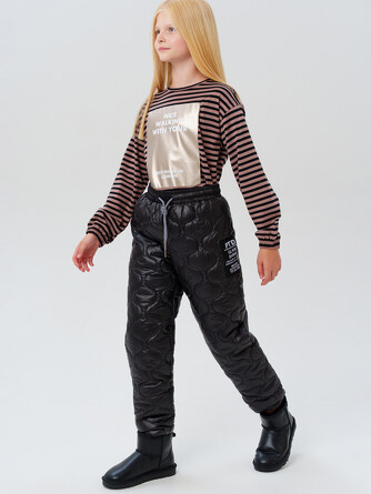 Брюки утепленные флисом Black Addition PlayToday