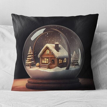 Наволочка декоративная Зимний Домик 40х40 см Zaberite