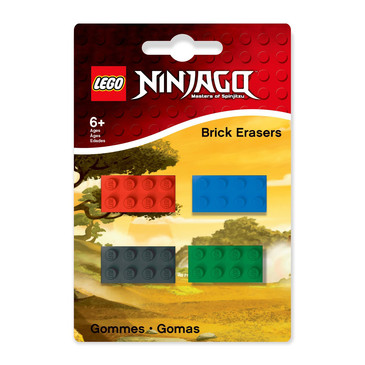 Набор ластиков (4 шт.) Lego Ninjago
