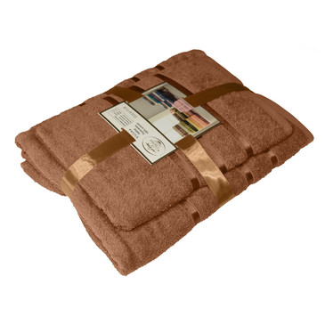 Набор махровых подарочных полотенец (2 шт.) Aisha Home Textile