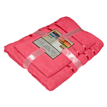 Набор махровых подарочных полотенец (2 шт.) Aisha Home Textile