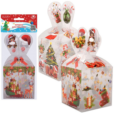 Коробка для подарков  9х9х18см  Мультидом