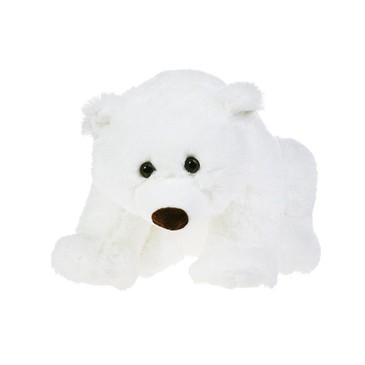 Мягкая игрушка Медведь белый, лежачий  Gulliver