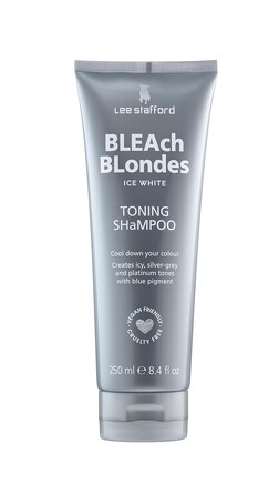 Шампунь для осветленных волос тонирующий Bleach Blondes Ice White Toning Shampoo Lee Stafford