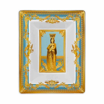 Поднос-мини подарочный Minerva Light Blue, 19х15 см Baci Milano