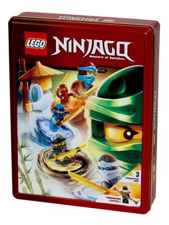 Набор книг с игрушкой Lego Ninjago. Нaбор книг с минифигуркой (3 книги с заданиями и 1 минифигурка, 