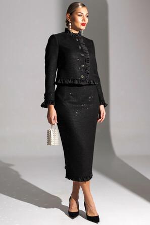 Костюм (жакет и юбка)  Мода-Юрс
