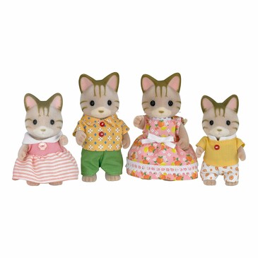 Набор игровых фигурок. Семья Полосатых Кошек Sylvanian Families