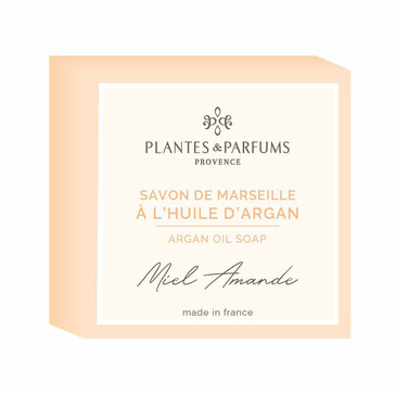 Мыло Мед и Миндаль с аргановым маслом 100 г  Plantes et Parfums de Provence