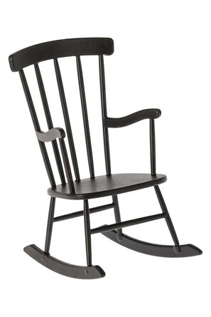 Мебель игровая для мышек. Кресло-качалка Mini Anthracite, 12 см Maileg
