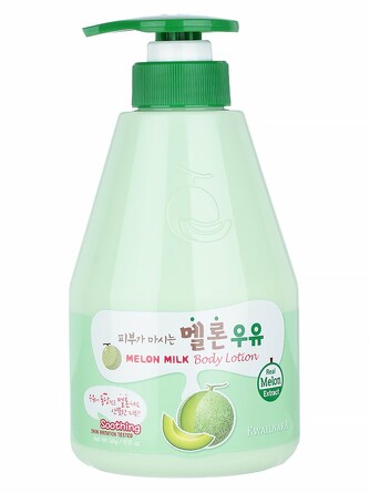 Лосьон для тела с ароматом дынного молока Kwailnara Melon Milk Body Lotion 560 гр Welcos