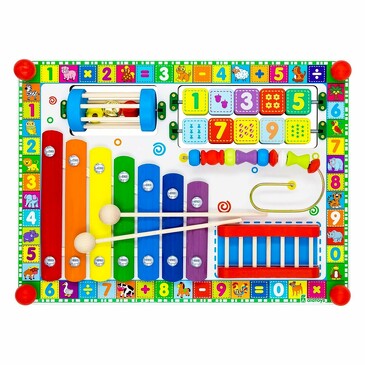 Бизиборд Rainbow BusyBoard, 40x30x6 см Alatoys