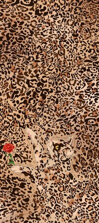 Шарф русский кот, 180x80, Nina Ruchkina