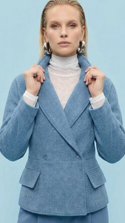 Жакет из теплой пальтовой ткани Nastya Sergeeva by May Be