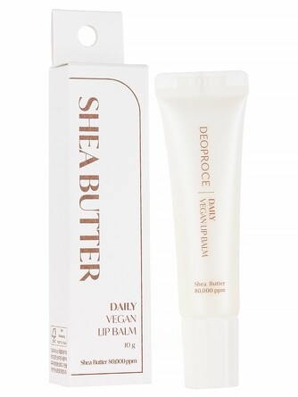 Бальзам для губ deoproce shea butter daily vegan 10 г Deoproce