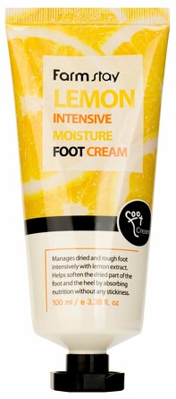 Крем для ног увлажняющий с экстрактом лимона lemon intensive moisture foot cream 100 мл Farmstay