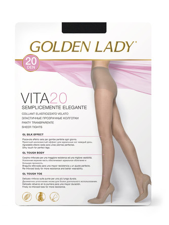 Колготки (2 пары) Vita 20 Golden Lady