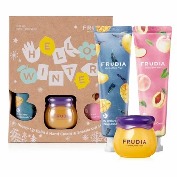 Подарочный набор Зимний Hello Winter манго, персик, 10 мл, 2х30 г Frudia