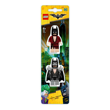 Набор ластиков (2 шт.) Lego Batman Movie- Kimono Batman, Glam Rocker Batman