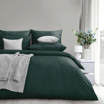 Комплект постельного белья Dark green Verossa