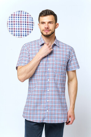 Рубашка классическая (classic fit) с коротким рукавом Nicolo Angi