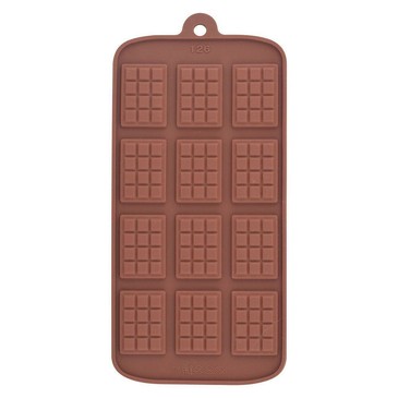 Форма для шоколадных конфет силиконовая Плиточки 10,5х22,5х0,5 см Мультидом