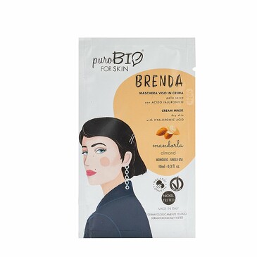 Крем-маска для сухой кожи лица Brenda Миндаль 10 мл PuroBio