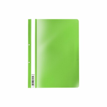 Папка-скоросшиватель с перфорацией пластиковая Fizzy Neon, A4, зеленый (20 шт.) ErichKrause