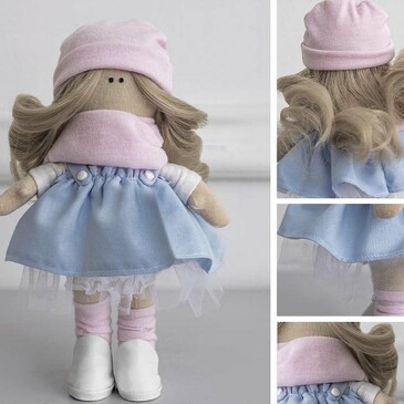 Интерьерная кукла Ирма, набор для шитья, 21х29,7х0,5 см Арт Узор