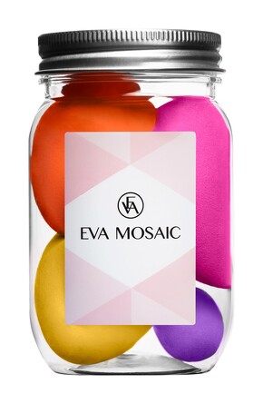 Набор спонжей для макияжа №1, 4 шт, Eva Mosaic