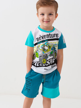 Комплект (футболка, шорты) Neon Racer PlayToday