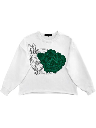 Свитшот Кролик в капусте Stas Lopatkin