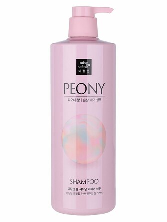 Шампунь для волос с жемчужной пудрой с ароматом пиона pearl shining peony shampoo 1000 мл Mise en Scene
