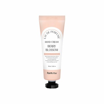 Крем парфюмированный для рук с ароматом сакуры Eau De Perfume Hand Cream Berry Blossom 100 мл FarmStay