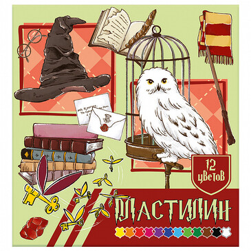 Пластилин Школа Магии, 12 цв. Centrum