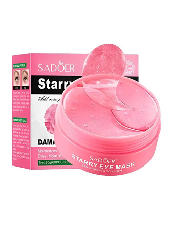 Патчи с экстрактом дамасской розы, 60 шт. Sadoer