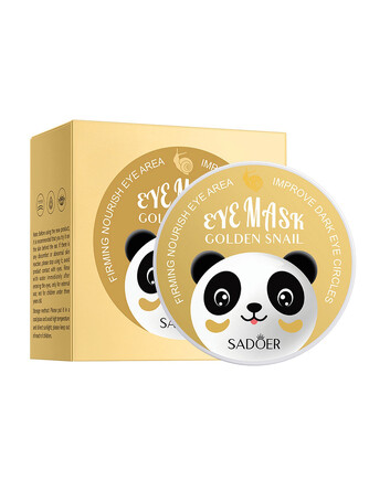 Патчи для области вокруг глаз гидрогелевые с муцином улитки, 60 шт. Sadoer