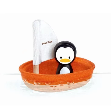 Лодка и пингвин Plan Toys