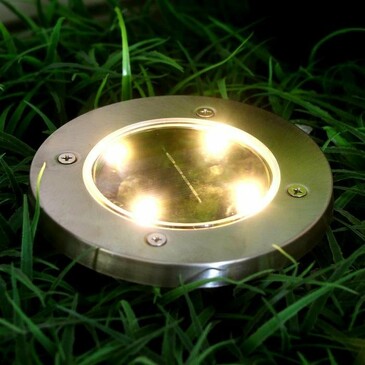Светильник грунтовый герметичный светодиодный на солнечной батарее Luazon Lighting