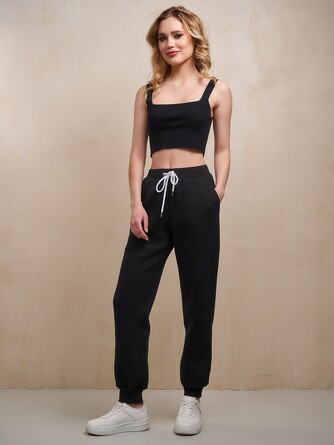 Брюки-джоггеры с начесом Hoops