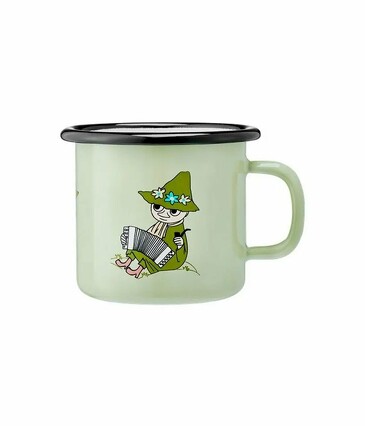 Кружка эмалированная Retro Снусмумрик Green 250 мл Moomin