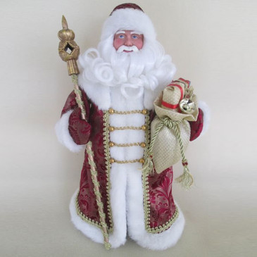Фигурка Дед Мороз в бордовом костюме 30см Феникс Present