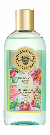 Мягкий гель для душа Лотос Шалфей, 250 мл Gourmandise