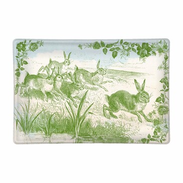 Мыльница стеклянная Кролик Michel Design Works