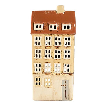 Подсвечник House for light 2 schoorstenen Beige 24 см Det Gamle Apotek